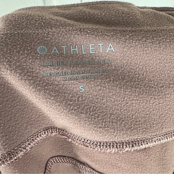 Athleta Mauve Rainier Printed Tight - Picture 7 of 8